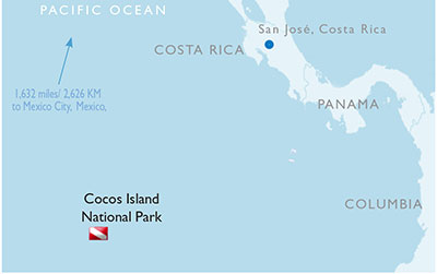 Cocos Island National Park - Map