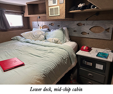 Lower deck, mid-ship cabin