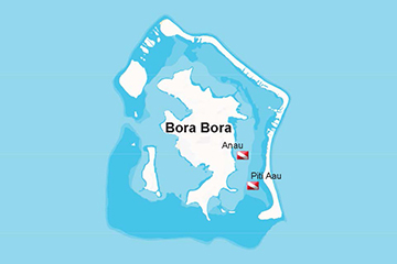 Bora Bora Map