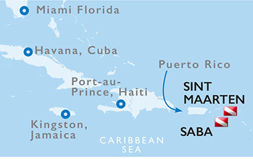 Saba - Map