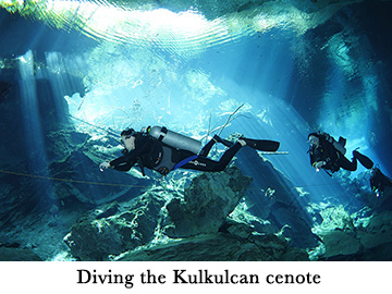Diving the Kulkulcan cenote