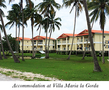 Accommodation at Villa Maria la Gorda