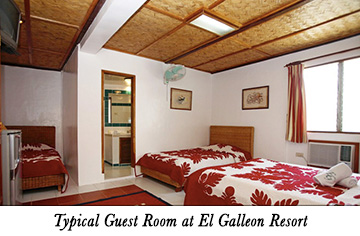 Typical Guest Room at El Galleon Resort
