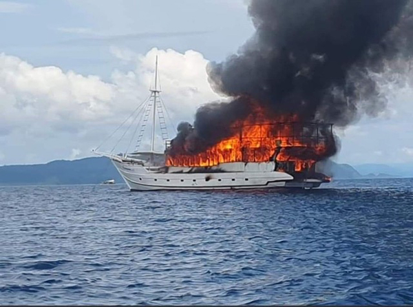 MY.
Oceanic burnt down