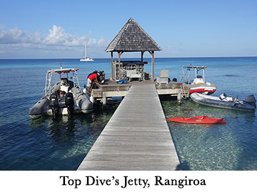 Top Dive's Jetty, Rangiroa