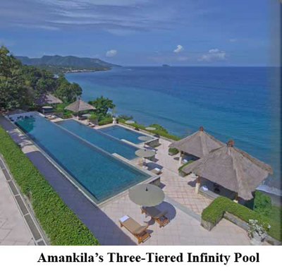 Amankila's Three-Tiered Infinity Pool