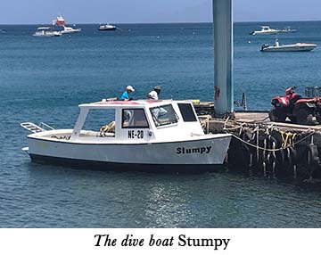 The dive boat Stumpy