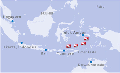 Indonesia Dive Map