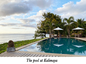 The pool at Kalimaya