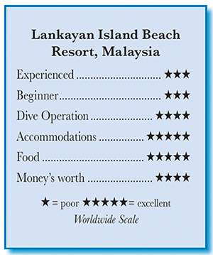 Lankayan Island Beach Resort, Malaysia - Rating