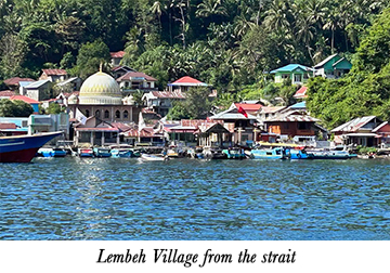 Lembeh Village from the strait
