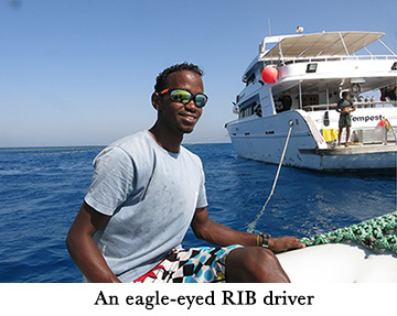 An eagle-eyed RIB driver
