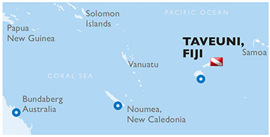 Taveuni, Fiji - Map