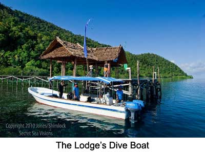 The Lodge's Dive Boat