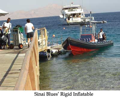 Sinai Blues' Rigid Inflatable