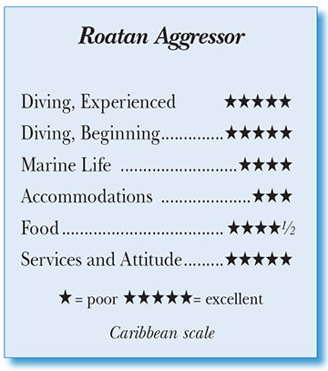 The Roatan Aggressor - Rating