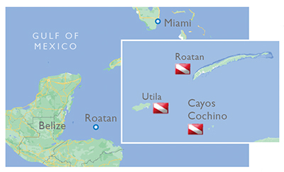 Roatan - Map