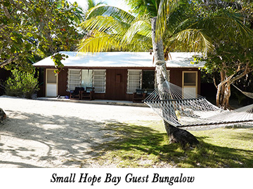 Small
Hope Bay Guest Bungalow