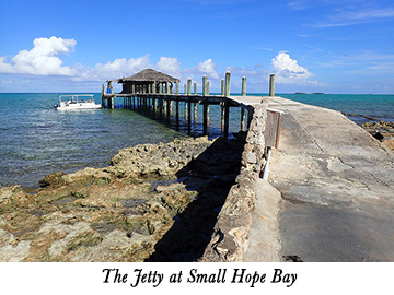The Jetty at Small Hope Bay