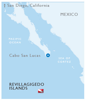 Revillagigedo Islands, Mexico - Map