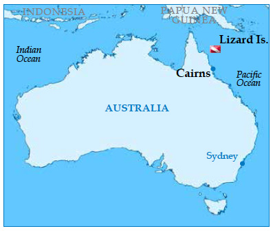 Cairns, Australia - Map