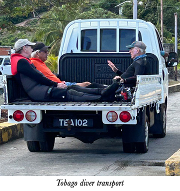 Tobago diver transport