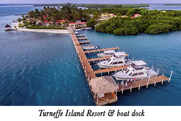 Turneffe Island Resort & boat dock