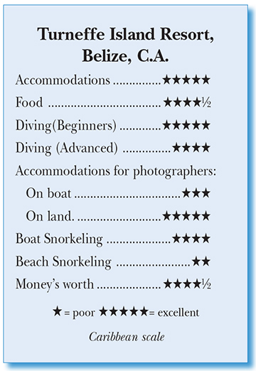 Turneffe Island Resort Rating