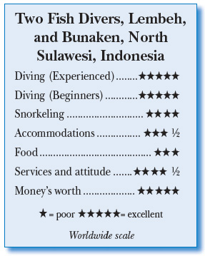 Two Fish Divers, Lembeh, and Bunaken, North Sulawesi, Indonesia - Rating